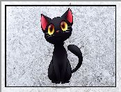 Kot, Grafika 2D, Czarny
