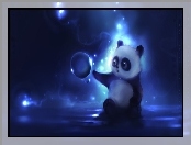 3D, Panda, Bańka