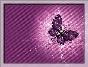 Motyl, Abstrakcja, Różowy