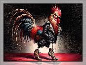 Kogut, Buty, Grafika AI, Kurtka