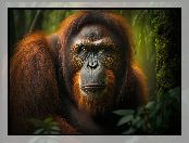 Grafika, Orangutan