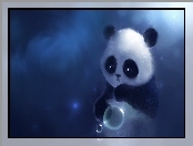 Grafika 3D, Panda, Bańka