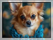 Chihuahua długowłosa, Pies, Grafika Chihuahua długowłosa, Ubranko