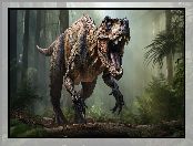 Grafika, Dinozaur, Tyranozaur