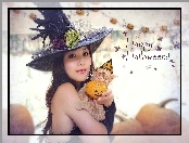 Kot, Halloween, Czarownica