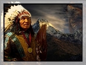 Wilk, Indianin, Góry