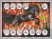 Koń, Kalendarz, 2014
