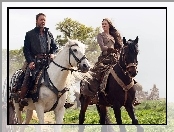 Kate Blanchett, Russell Crowe, Konie, Film, Robin Hood