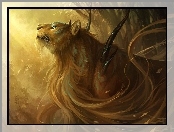 Grafika, Lew, Fantasy
