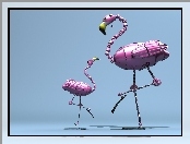 Mechaniczne, Flamingi
