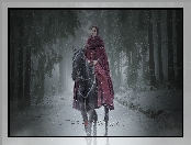 Game of Thrones, Serial, Koń, Melisandre, Gra o tron, Carice van Houten