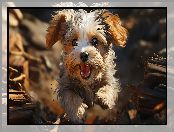 Yorkshire terrier, Biegnący, Pies