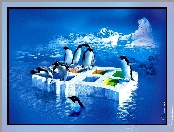 Pingwiny, Lód, Windows XP, Logo