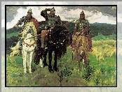 Rycerze, Obraz, Wiktor Wasniecow