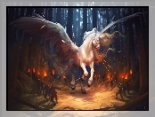 Skrzydlaty, Fantasy, Pegaz, Koń