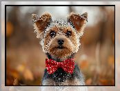 Yorkshire terrier, Pies, Muszka, Czerwona