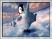 Pingwiny, Happy Feet, Wesołe, Tupot Małych Stóp