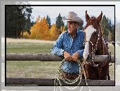 Koń, Aktor, Serial, Yellowstone, Kevin Costner, Kowboj