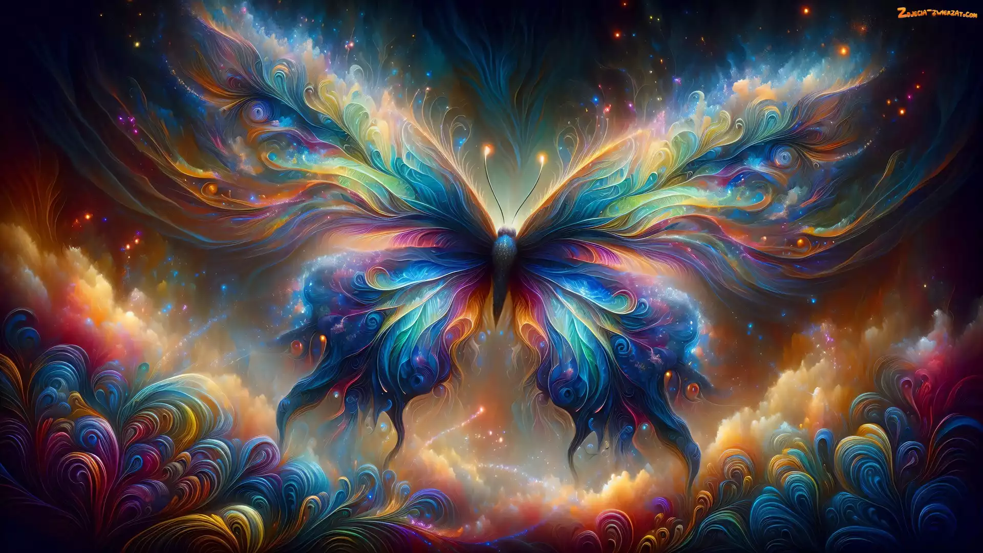 Grafika, Motyl, Kolorowa