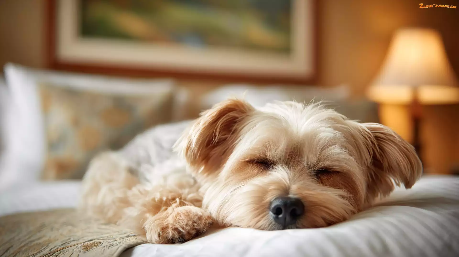 Yorkshire terrier, Pies, Śpiący