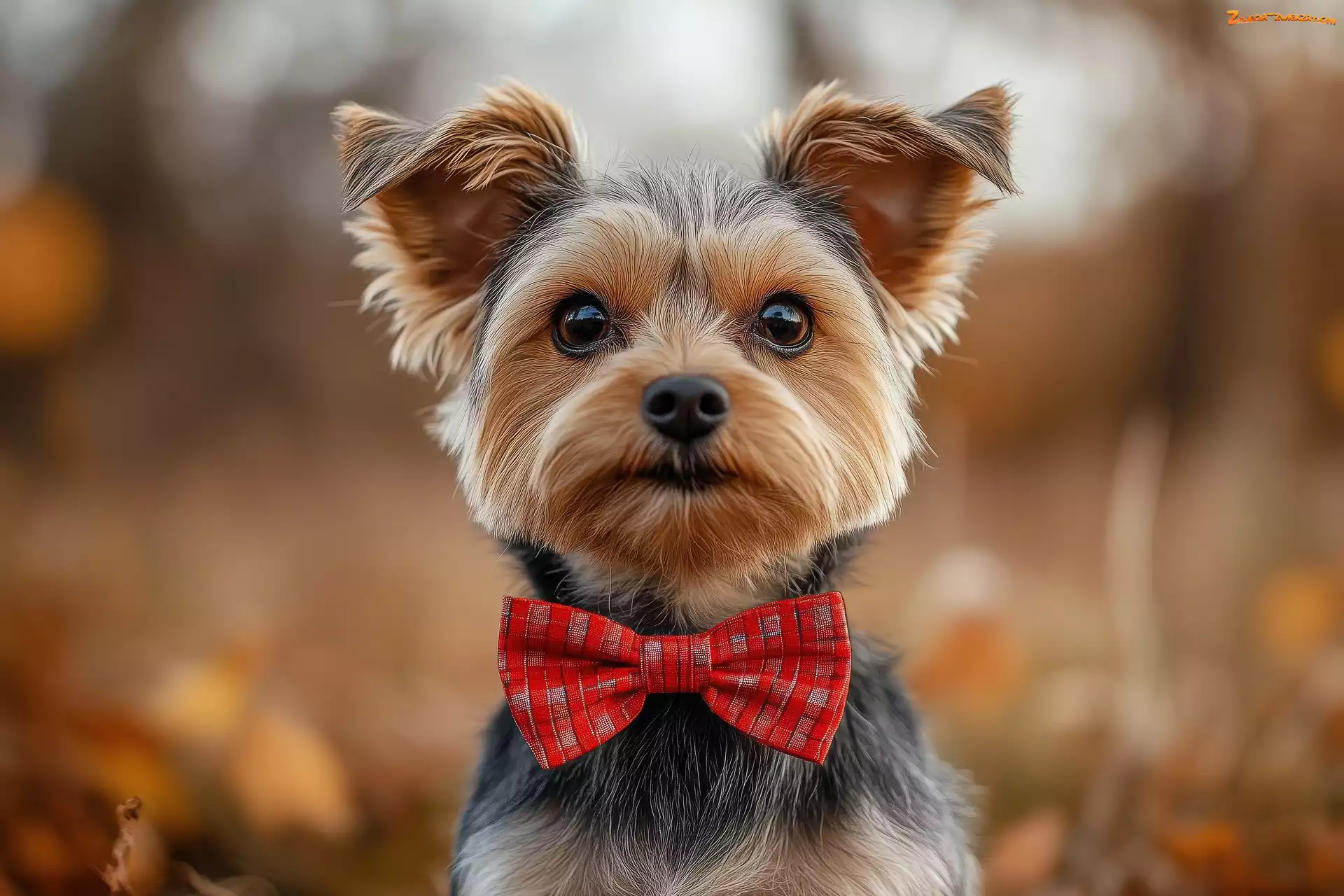 Yorkshire terrier, Pies, Muszka, Czerwona