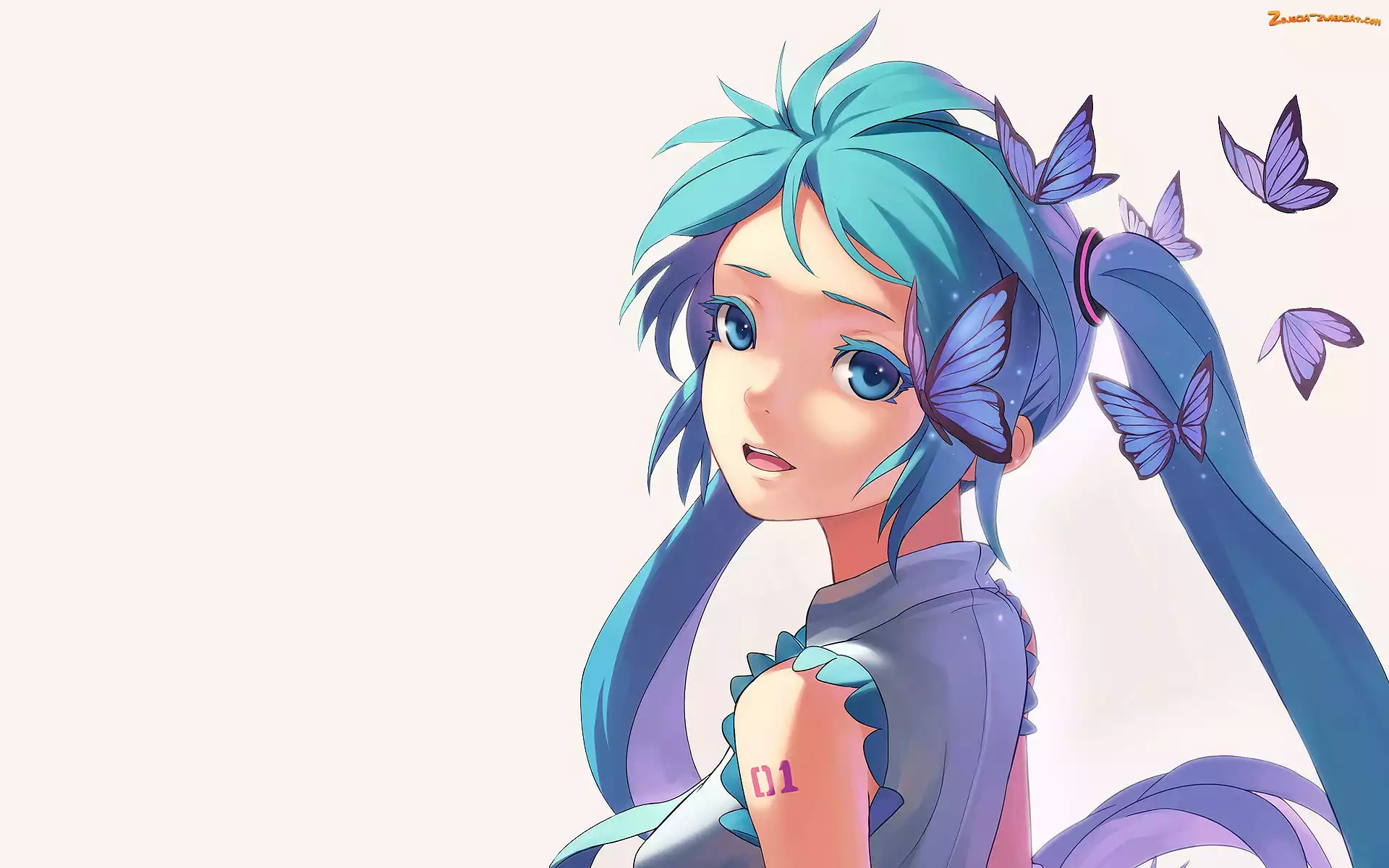 Vocaloid, Motylki, Manga Anime, Hatsune Miku